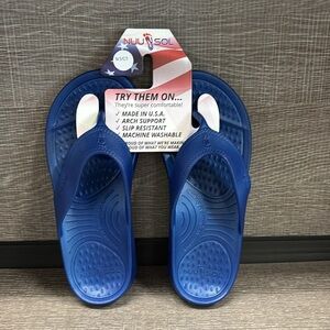 Women's NUUSOL Cascade Flip Flops (Blue) - Size 5 (New)